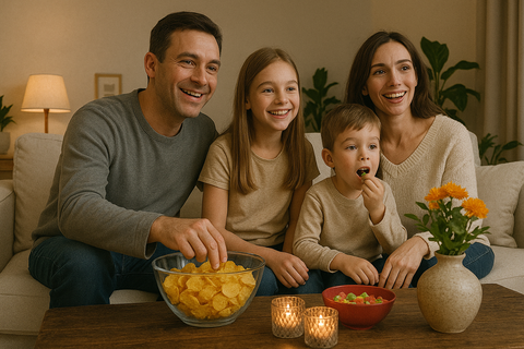 Hemmakväll - Skicka en familjebox