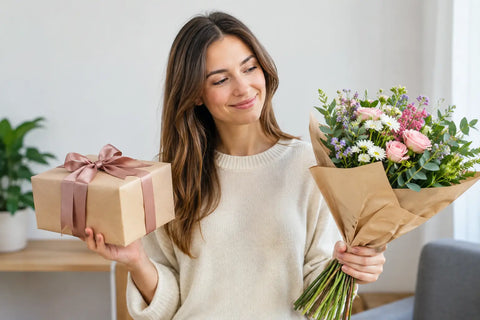 Presentbox jämfört med blomsterbud - vad passar?