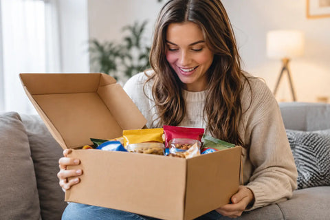 Skicka snacksbox till partner - en enkel överraskning