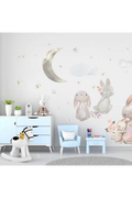 Väggdekal – Kaniner med stjärnor och moln ReStyle Interiör 